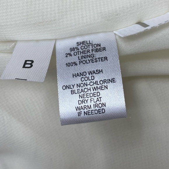 LOFT White Metallic Pearl Size Medium - Picture 7 of 8